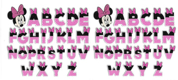 496 - Minnie Letters UV-DTF 16oz Cup Wrap