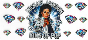 449 - Micheal Jackson UV-DTF 16oz Cup Wrap