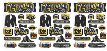 448 - Groom UV-DTF 16oz Cup Wrap