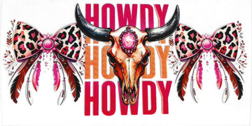 447 - Howdy UV-DTF 16oz Cup Wrap