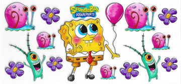 445 - Spongebob UV-DTF 16oz Cup Wrap