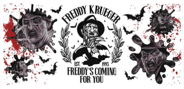494 - Freddy's Coming For You UV-DTF 16oz Cup Wrap