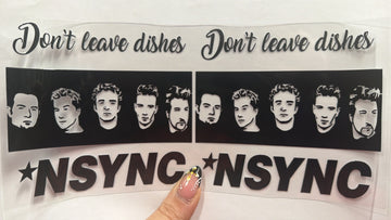 3957 - Nsync UV-DTF 16oz Cup Wrap