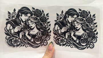 3941 - Repunzel and Flynn UV-DTF 16oz Cup Wrap