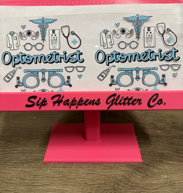 100 - Optometrist UV-DTF 16oz Cup Wrap