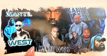 2275 - Kayne West  UV-DTF 16oz Cup Wrap