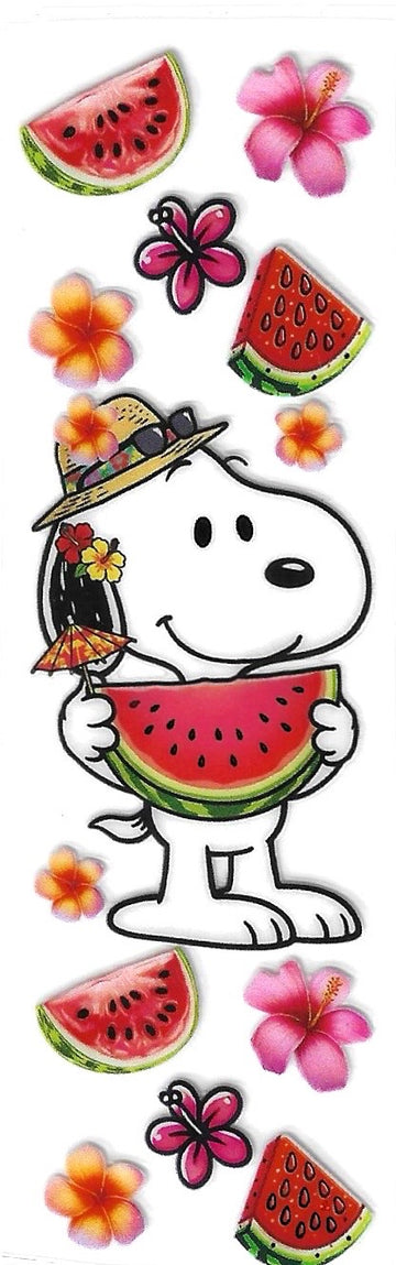 Snoopy eating watermelon  Pen Wrap