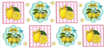 227 - Lemon UV-DTF 16oz Cup Wrap
