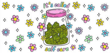 346 - It's called self care UV-DTF 16oz Cup Wrap