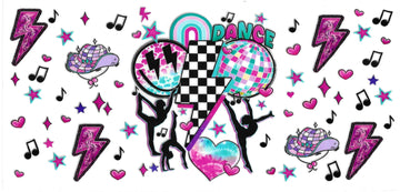 295 - Dance UV-DTF 16oz Cup Wrap