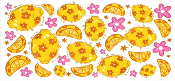 291 - Lemons UV-DTF 16oz Cup Wrap