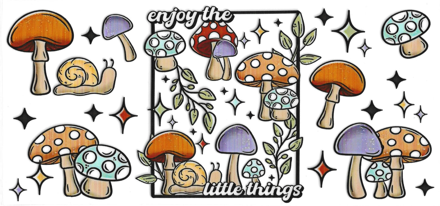 276 - Enjoy the little things UV-DTF 16oz Cup Wrap