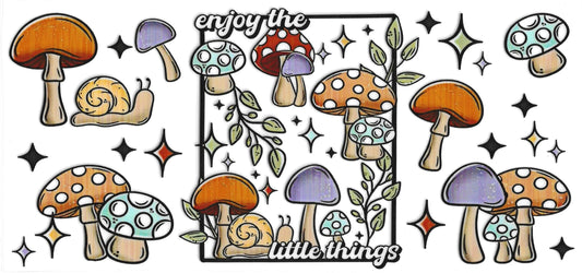 276 - Enjoy the little things UV-DTF 16oz Cup Wrap