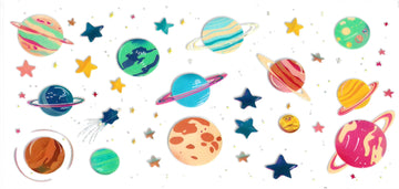 272 - Planets UV-DTF 16oz Cup Wrap
