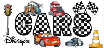 342 - Cars UV-DTF 16oz Cup Wrap
