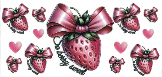 256 - So berry sweet UV-DTF 16oz Cup Wrap