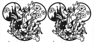 254 - Disney Characters UV-DTF 16oz Cup Wrap