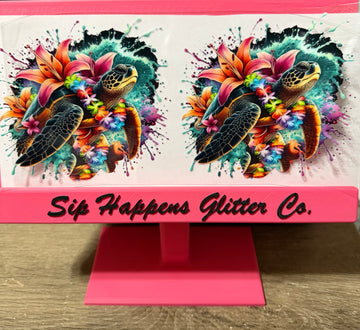 4072 - Sea turtle UV-DTF 16oz Cup Wrap