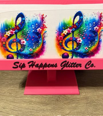 3996 - Music note UV-DTF 16oz Cup Wrap
