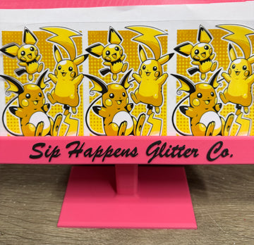 4229 - Pikachu UV-DTF 16oz Cup Wrap