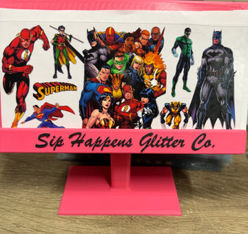 4195 - Super hero's UV-DTF 16oz Cup Wrap