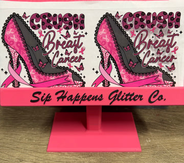 4188 - Crush Breast Cancer UV-DTF 16oz Cup Wrap