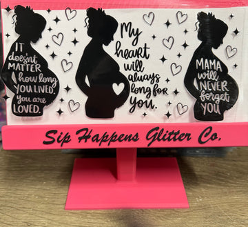 4176 - My heart will always long for you UV-DTF 16oz Cup Wrap