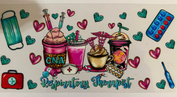 2849 - Respiratory therapist UV-DTF 16oz Cup Wrap