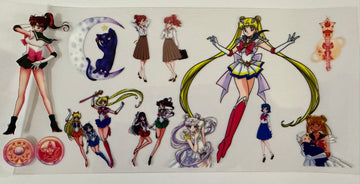2811 - Sailor Moon UV-DTF 16oz Cup Wrap