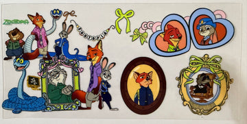 2716 - Zootopia UV-DTF 16oz Cup Wrap
