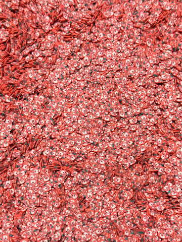 Strawberry Bear Polymer Clay (Not Edible) 5mm
