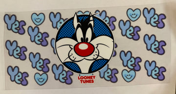 2630 - Looney Tunes UV-DTF 16oz Cup Wrap