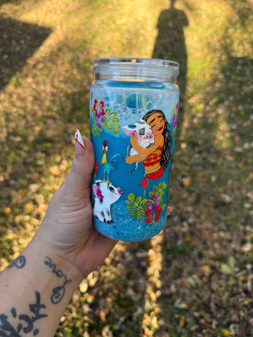 Moana Beach Style SnowGlobe Cup