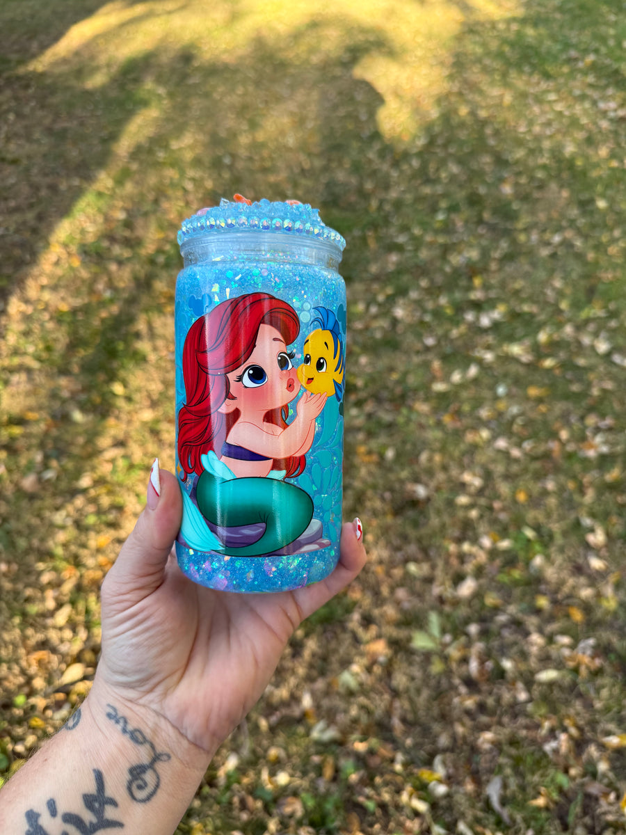 Mermaid 16oz SnowGlobe Cup