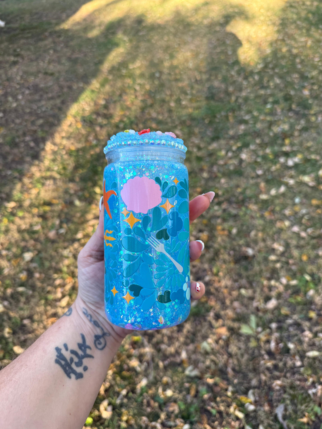 Mermaid 16oz SnowGlobe Cup