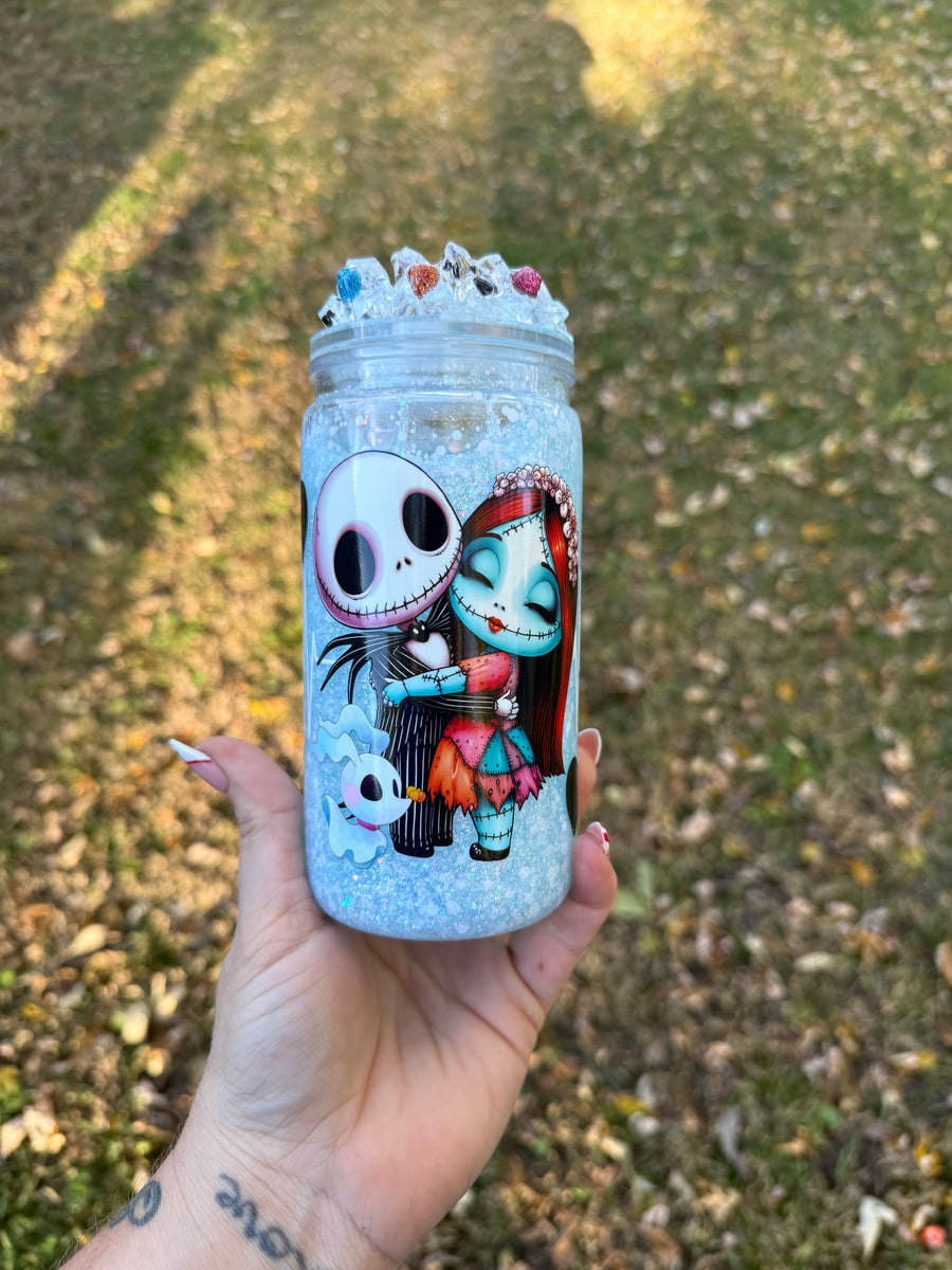 Jack & Sally 16oz SnowGlobe Cup