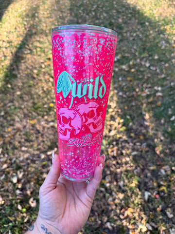A Little Wild A Little Sweet Glow in the Dark Lava Drip Cup