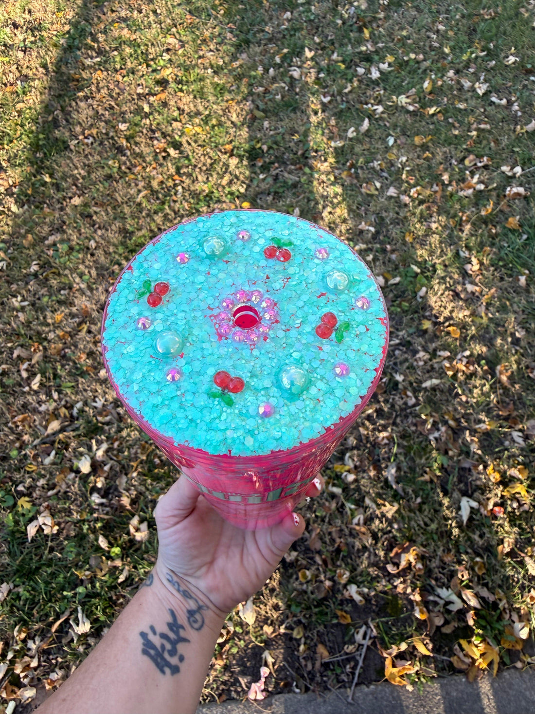 A Little Wild A Little Sweet Glow in the Dark Lava Drip Cup