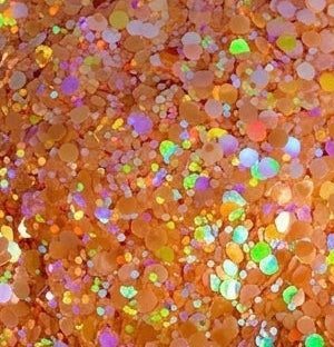 Passive Peach - Chunky Glitter