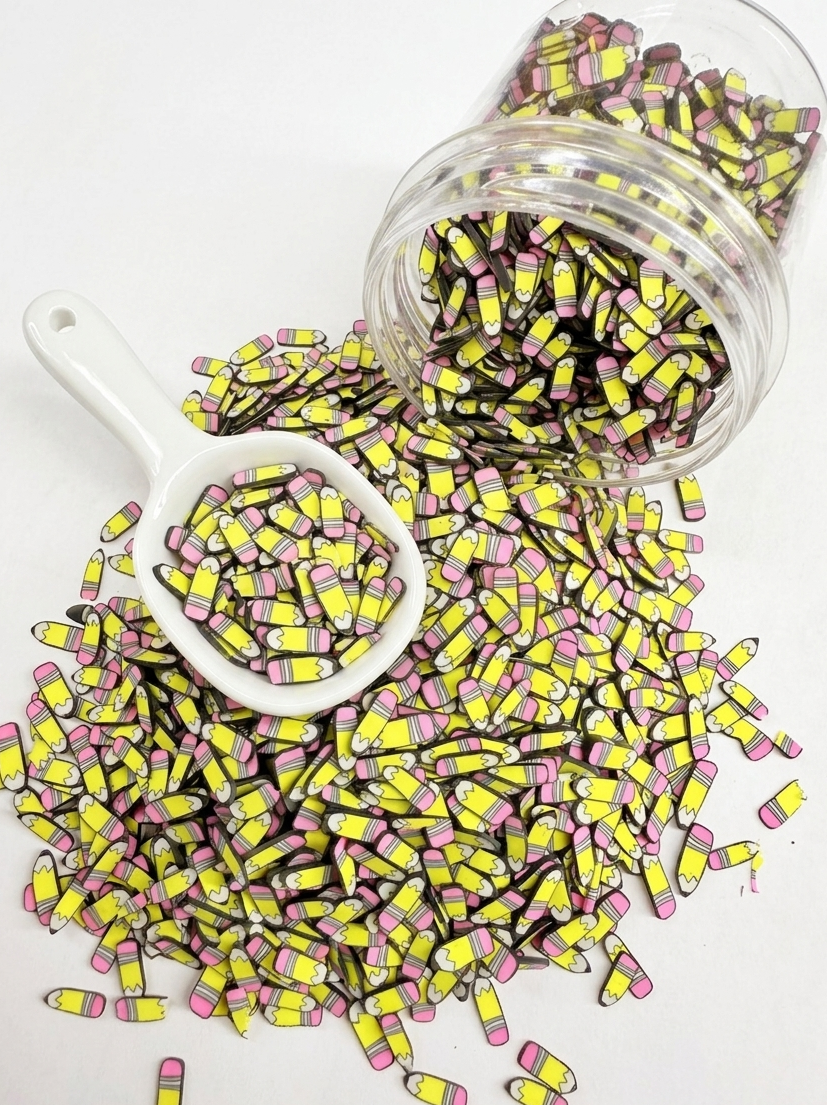 Pencil Polymer Clay (Not Edible) 5mm 10g bags