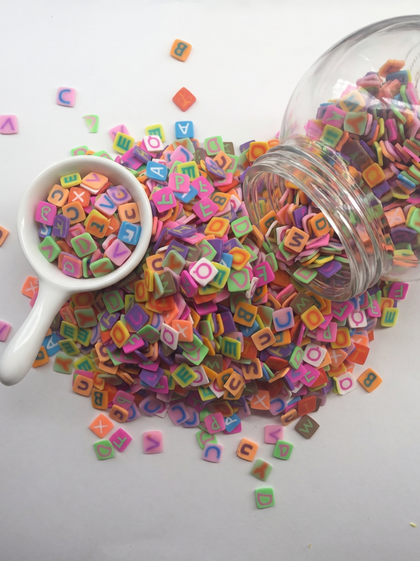 Letters - Polymer Clay (Not Edible) 5mm 30g bag
