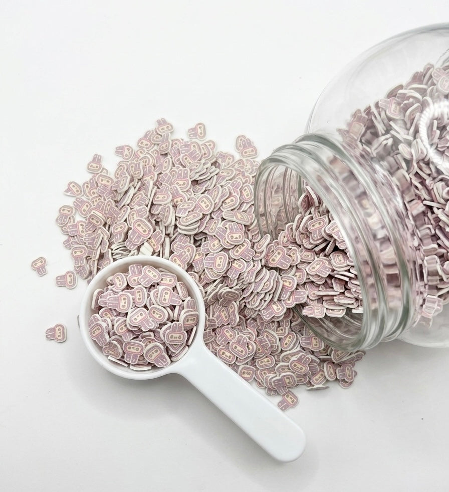 Pink Labubu - Polymer Clay (Not Edible) 5mm 30g bag