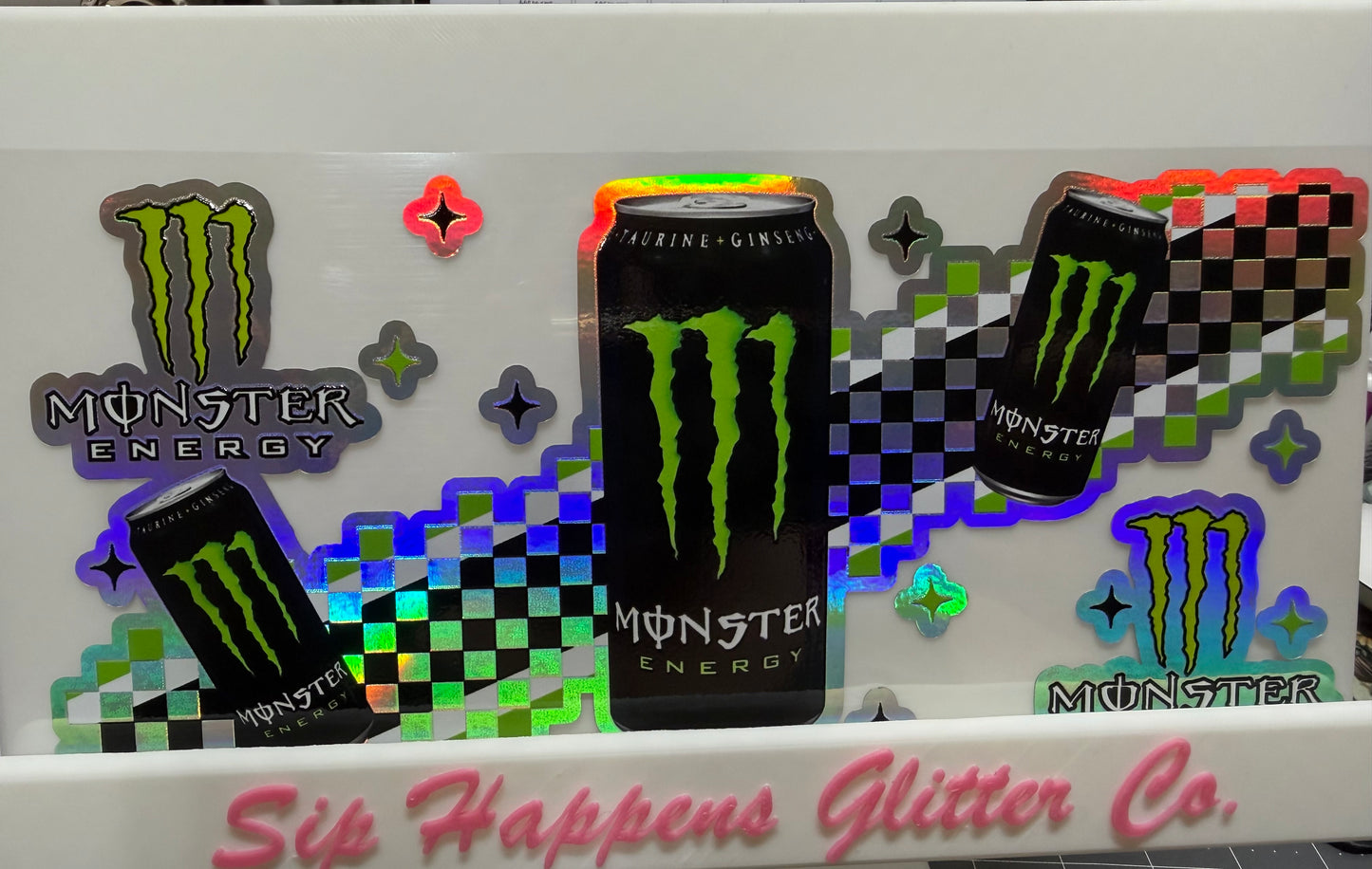 Monster 4270 - Holographic - Uvdtf 16oz cup wrap