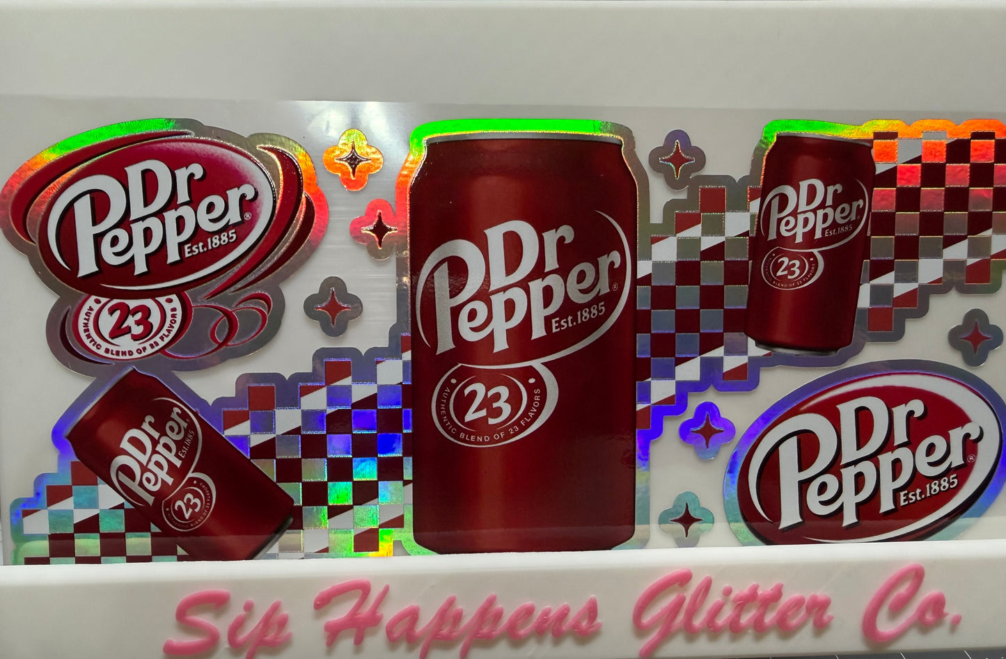 De Pepper 4269 - Holographic - Uvdtf 16oz cup wrap