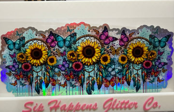 4261 - Dream catcher Holographic UV-DTF 16oz Cup Wrap