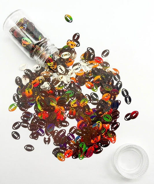Holographic FootBall Shape Glitter