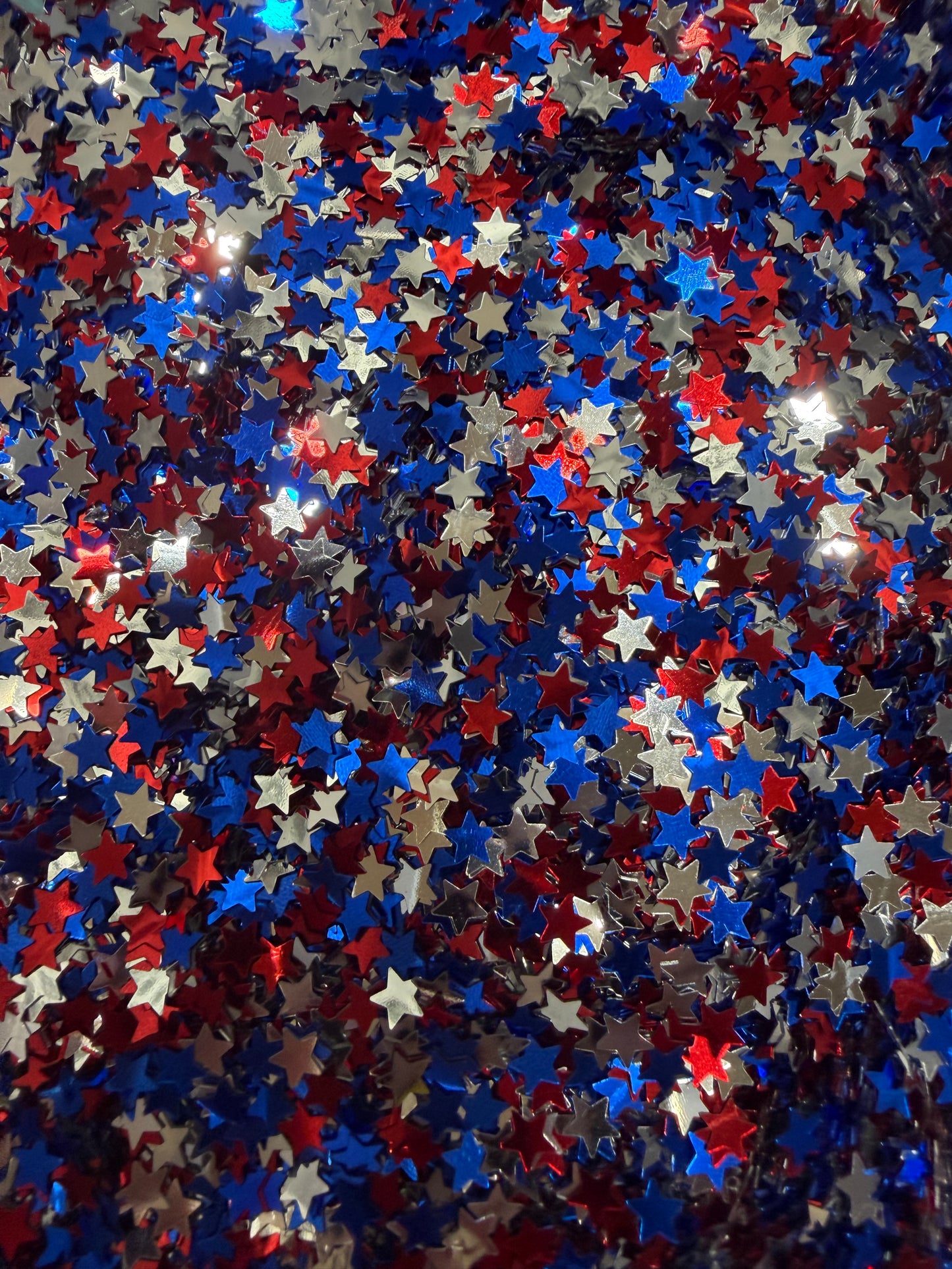 Red, Blue, Silver Stars