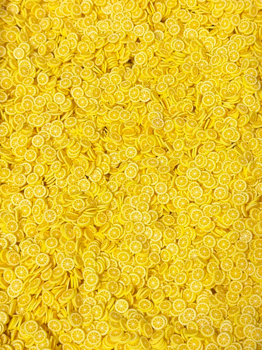 Lemon Polymer Clay (Not Editable) 5mm 30g Bag