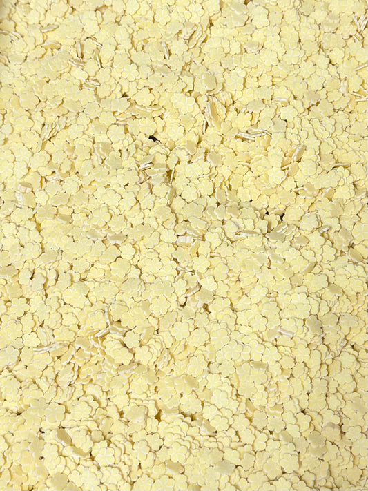 Yellow Flower  Polymer Clay (Not Editable) 5mm 30g Bag