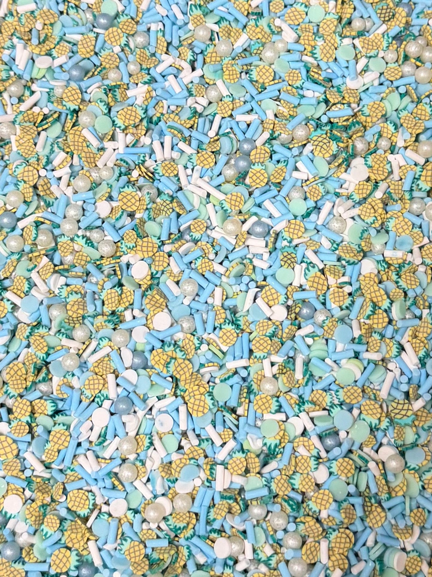 Pineapple Polymer Clay (Not Editable) 5mm 30g Bag